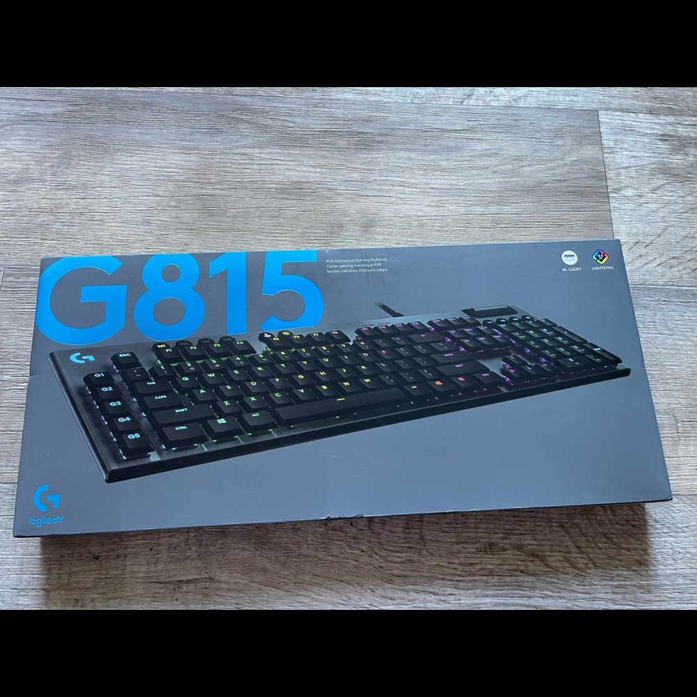 Logitech- G815 LIGHTSYNCWired Mechanical GL Clicky Switch Gaming Keyboard
